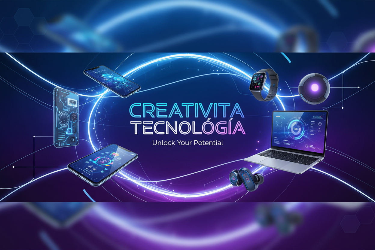 Banner de Creativita Tecnología: Innovación, dispositivos digitales y soluciones de vanguardia para potenciar tu estilo de vida.