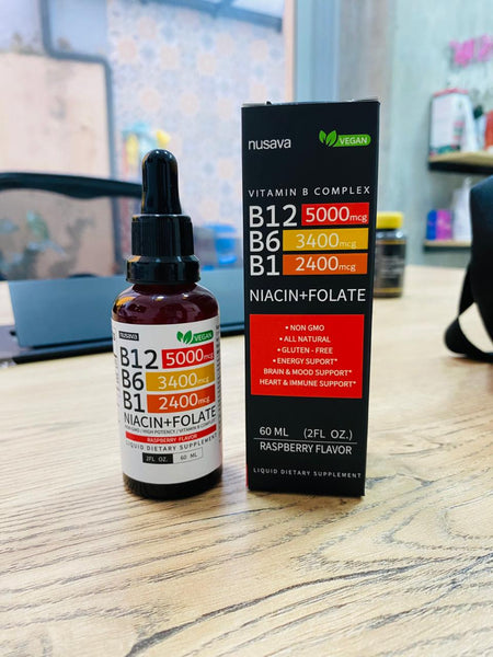 B12 Complex Vitamina B12 + Complejo B – Energía, Sistema Nervioso y Reducción de Fatiga