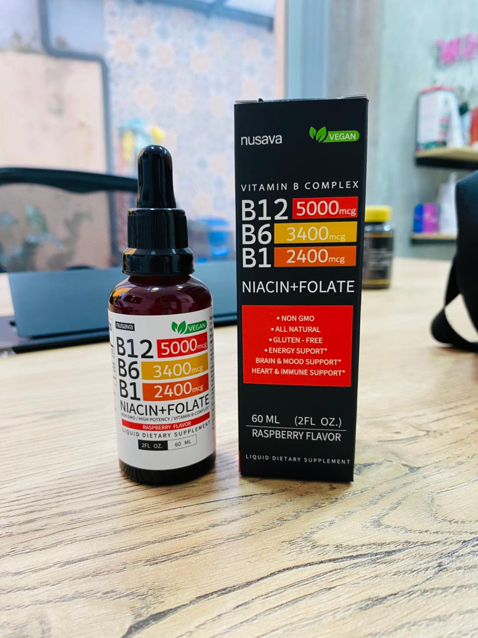 B12 Complex Vitamina B12 + Complejo B – Energía, Sistema Nervioso y Reducción de Fatiga