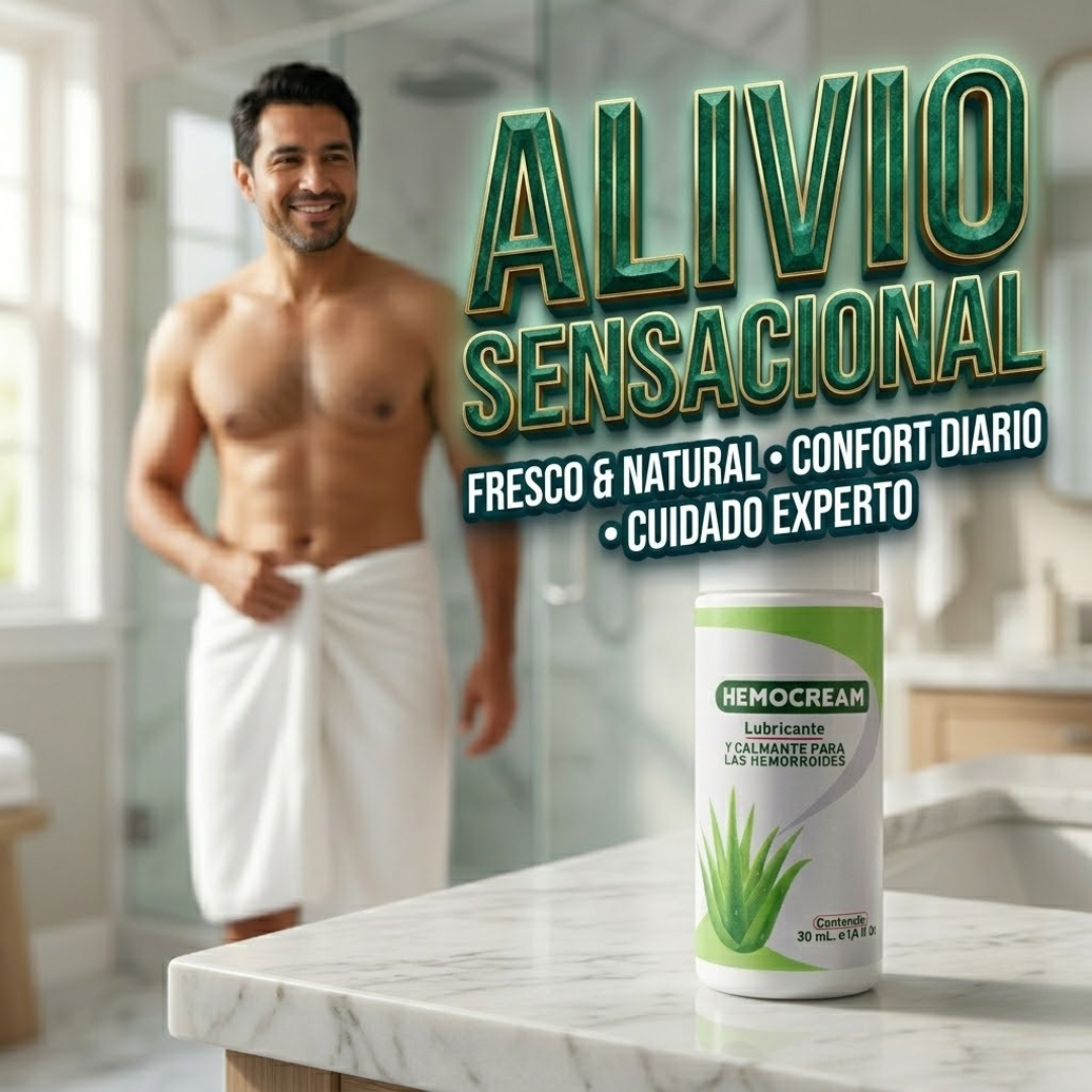 Hemocream Crema Calmante con Extractos Naturales | Alivio de Hemorroides, Picazón & Inflamación