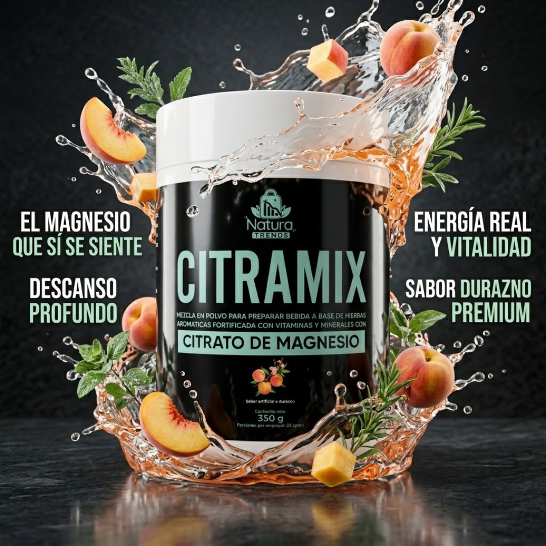 CITRAMIX Bebida Funcional – Magnesio, Té Verde y Vitaminas