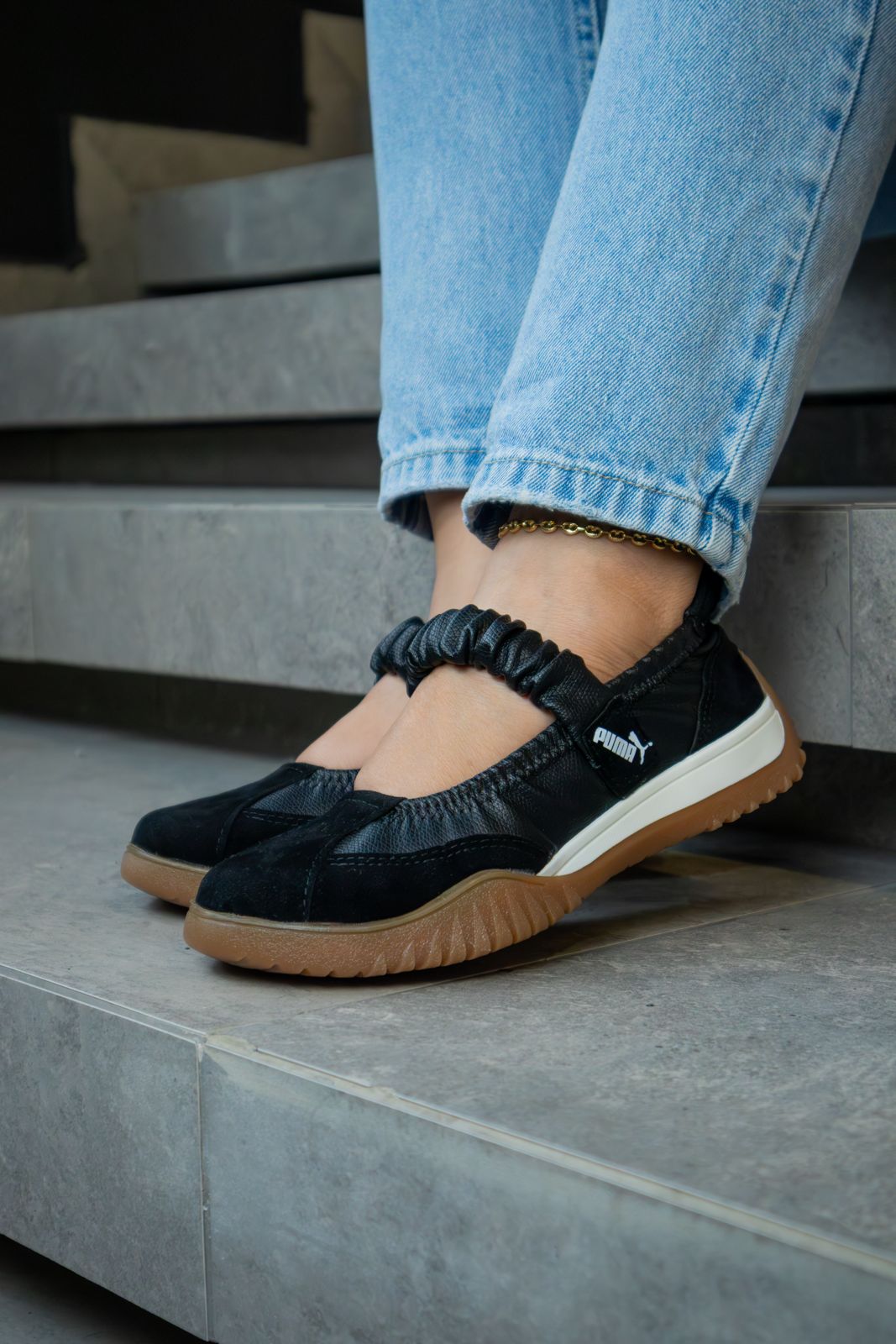 Puma Elastic Comfort Dama – Tenis Slip-On Ligeros y Transpirables