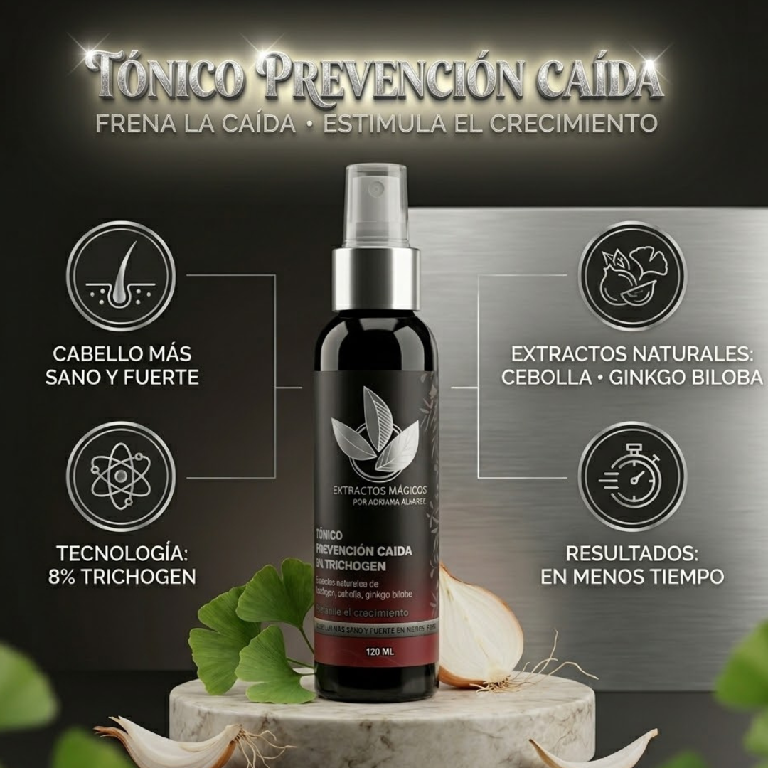 Tónico Capilar Anticaída con Trichogen & Extractos Herbales | Fortalecimiento & Crecimiento 120 mL