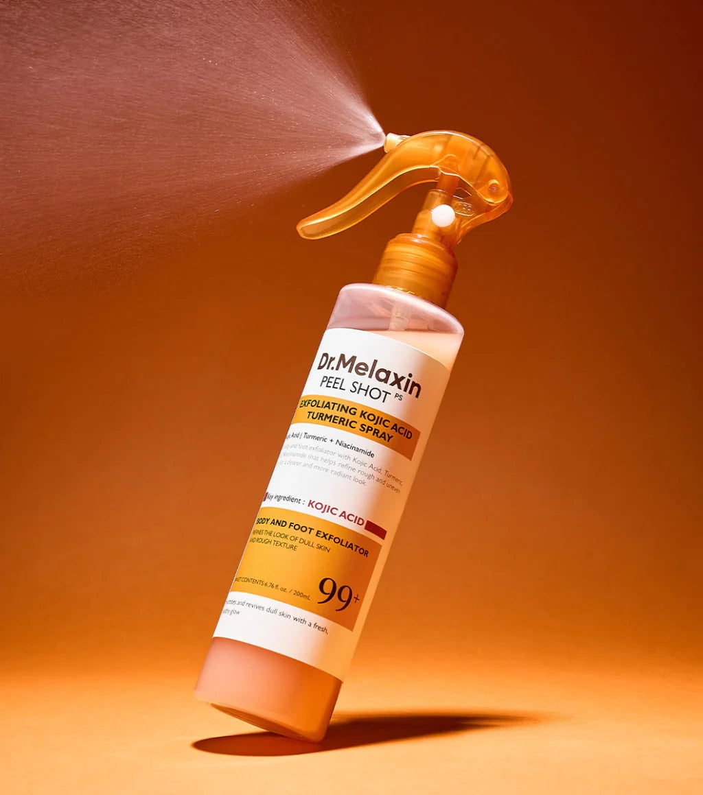 Dr. Melaxin Peel Shot Spray Gel Exfoliante Aclarante Ácido Kójico y Cúrcuma