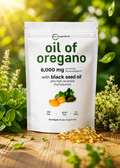 Oil of Oregano With Black Seed Oil Microingredients 6000mg – Inmunidad, Digestión y Antioxidante