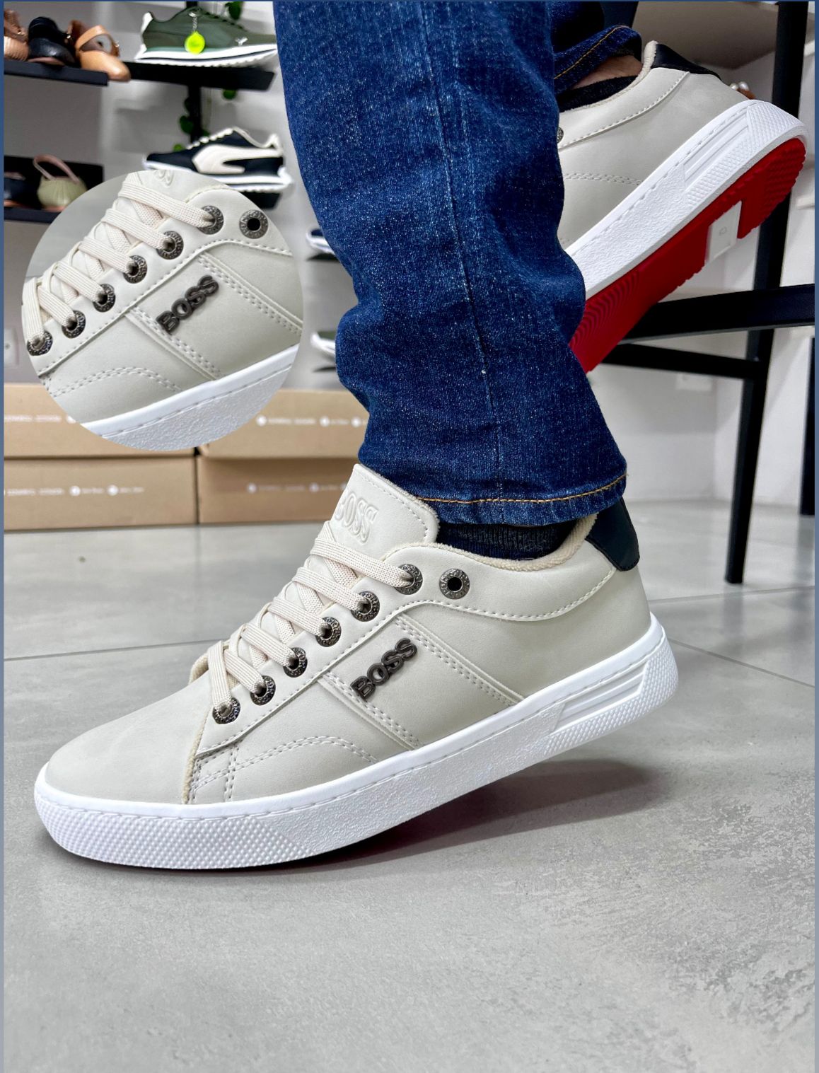 Tenis BOSS HR para hombre de estilo casual urbano