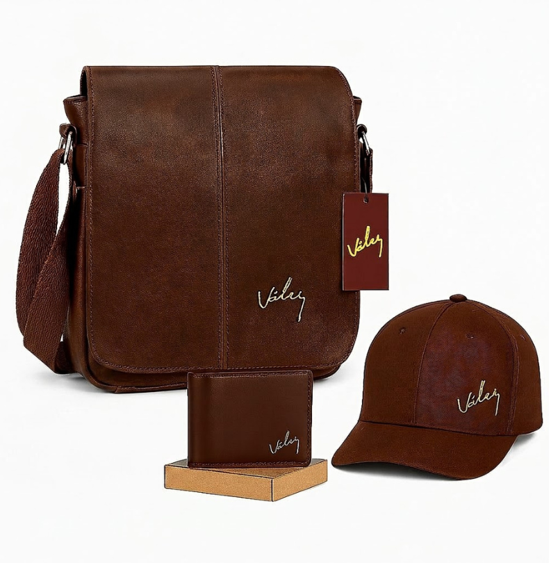 Trío Vélez Carriel Tapa Larga + Billetera + Gorra – Set Hombre