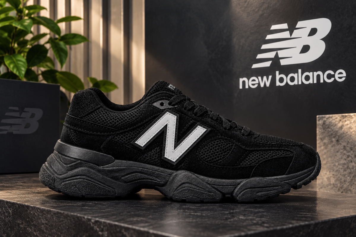 New Balance 9060 Tenis urbanos en negro y gris