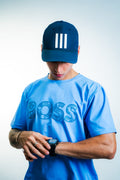 Camiseta BOSS1 masculina en seda fría