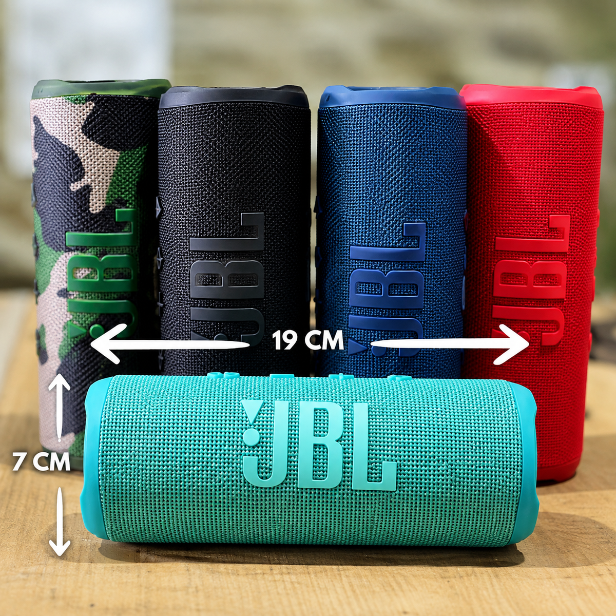 Parlante JBL Flip 6 Bluetooth Portátil Resistente al Agua