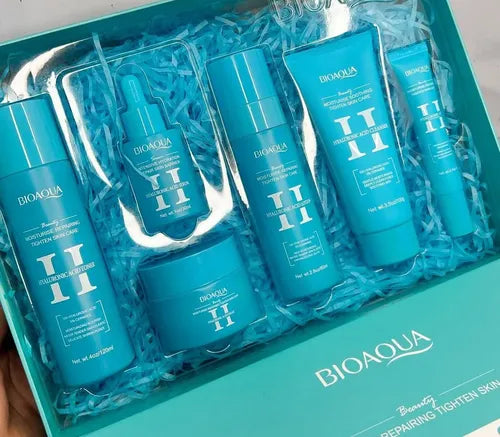Combo Ácido Hialurónico Bioaqua | Sérum + Loción + Crema + Mascarilla