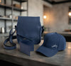 Trío Vélez Carriel + Billetera + Gorra – Set Hombre Cuero