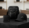 Trío Vélez Carriel Argolla + Billetera + Gorra – Set Hombre