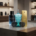 Kit Hombre: Sauvage 100 ml, One Million 100 ml, Le Male 125 ml y Gafas Piloto
