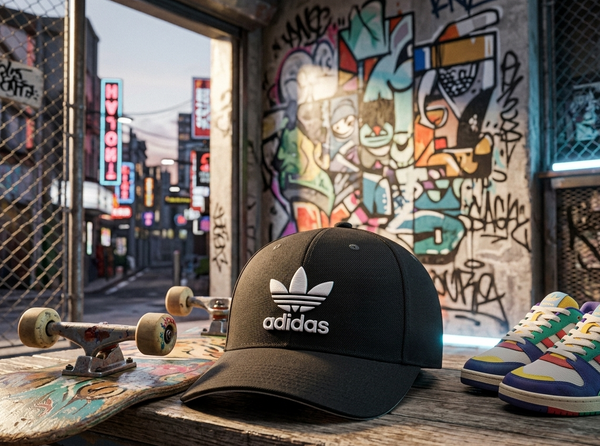 Gorra Adidas Unisex – Algodón Precurvada Ajuste Cierre Mágico