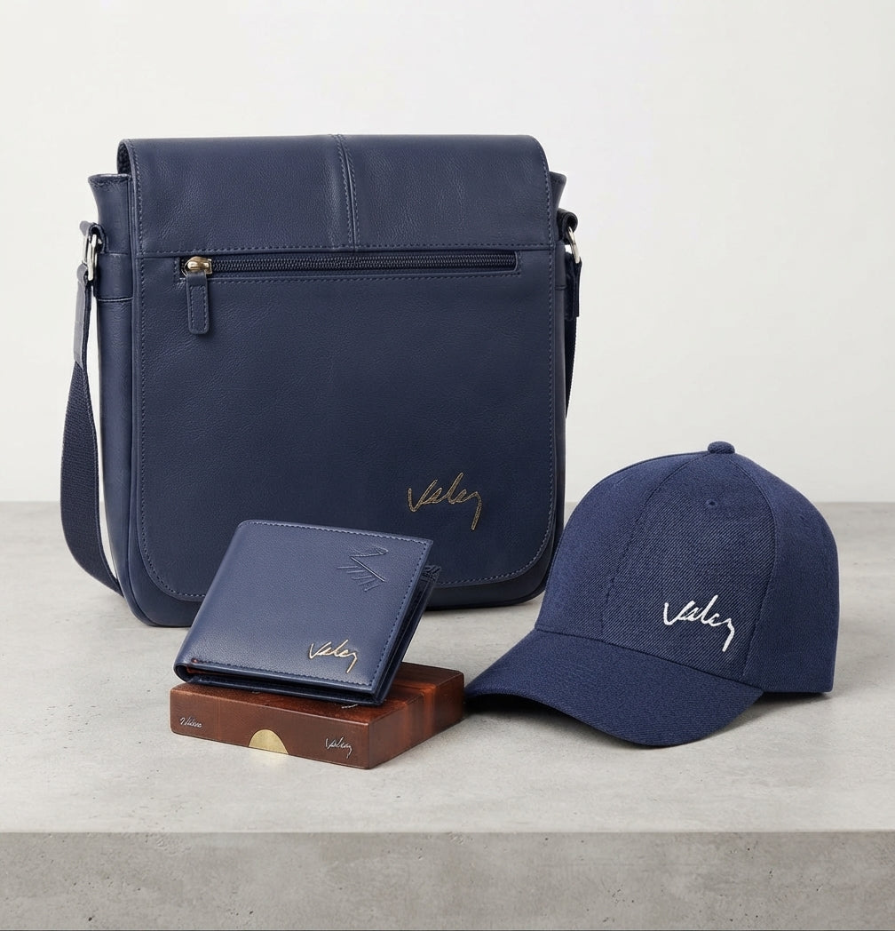 Trío Vélez Carriel Tapa Larga + Billetera + Gorra – Set Hombre