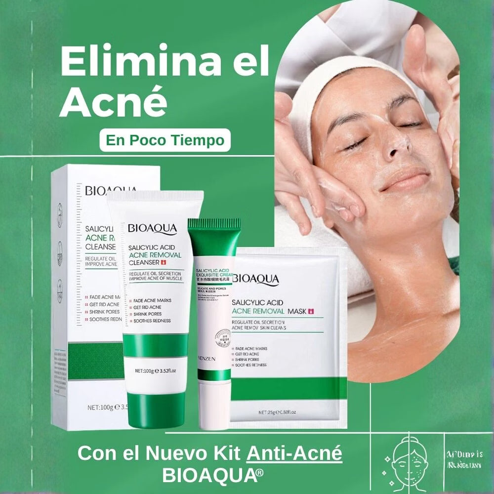 Kit Bioaqua con Ácido Salicílico para Rutina Facial