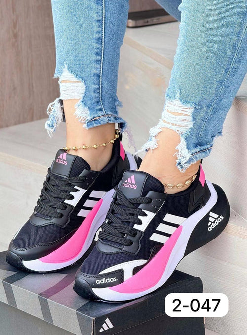 Adidas Cloud Dama – Tenis Deportivo Amortiguación Ligera
