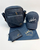 Kit Alpha Vélez Carriel + Billetera + Gorra – Set Hombre Cuero