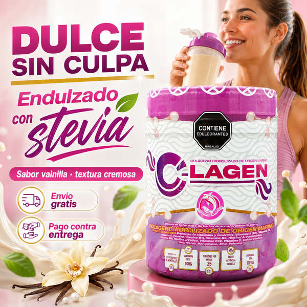 C-LAGEN Colágeno Marino – Proteína, Magnesio y Vitaminas