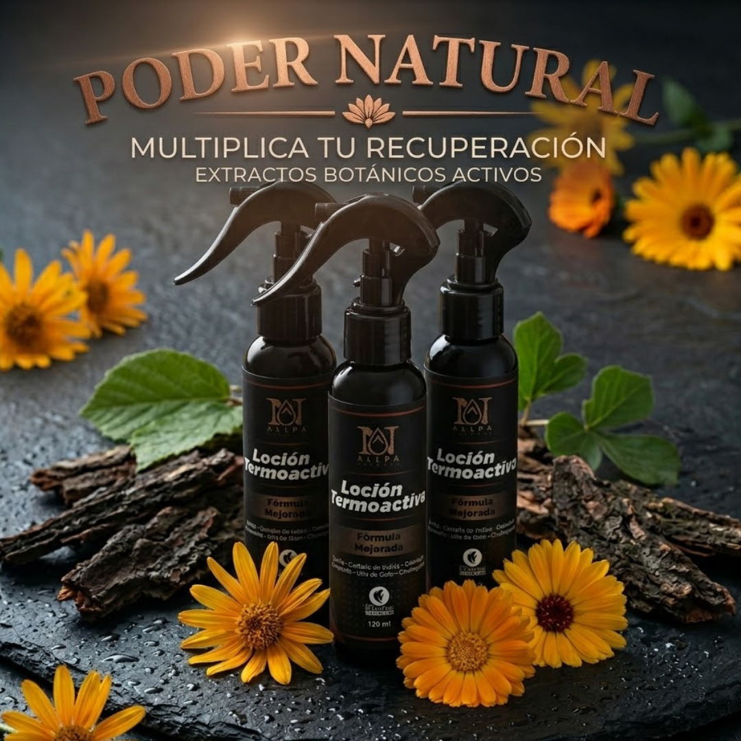 Loción Termoactiva con Extractos Naturales | Alivio Muscular & Articular | Recuperación Deportiva