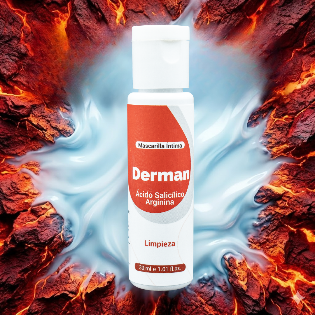 Derman Mascarilla Íntima con Ácido Salicílico, Arginina & Lanolina | Hidratación & Cuidado Preventivo