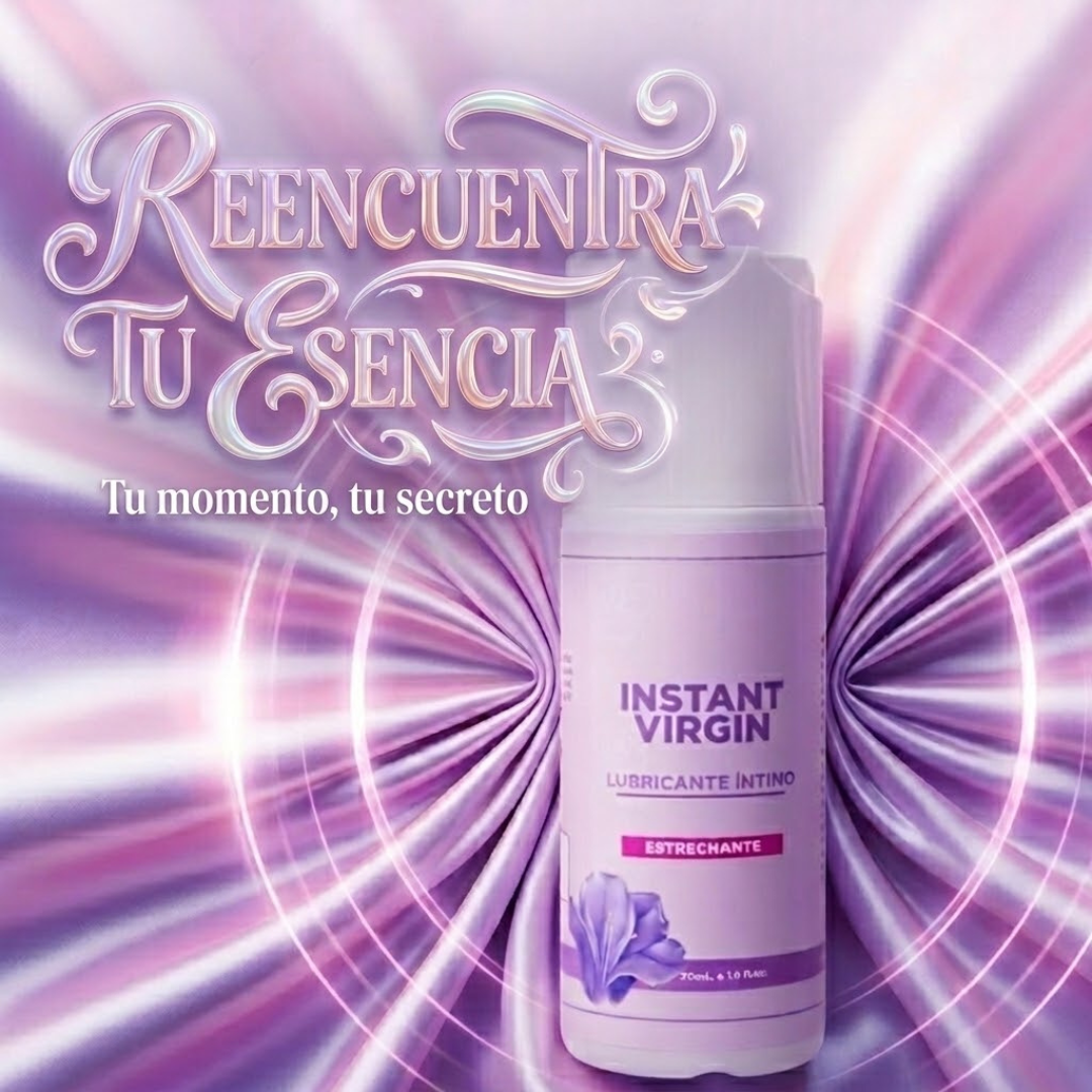 Instant Virgin Gel Lubricante Íntimo con Aloe Vera | Hidratación & Tonificación Íntima Femenina
