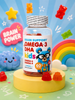 Omega 3 DHA Kids Gummies – Desarrollo Cerebral, Concentración y Salud Visual Infantil