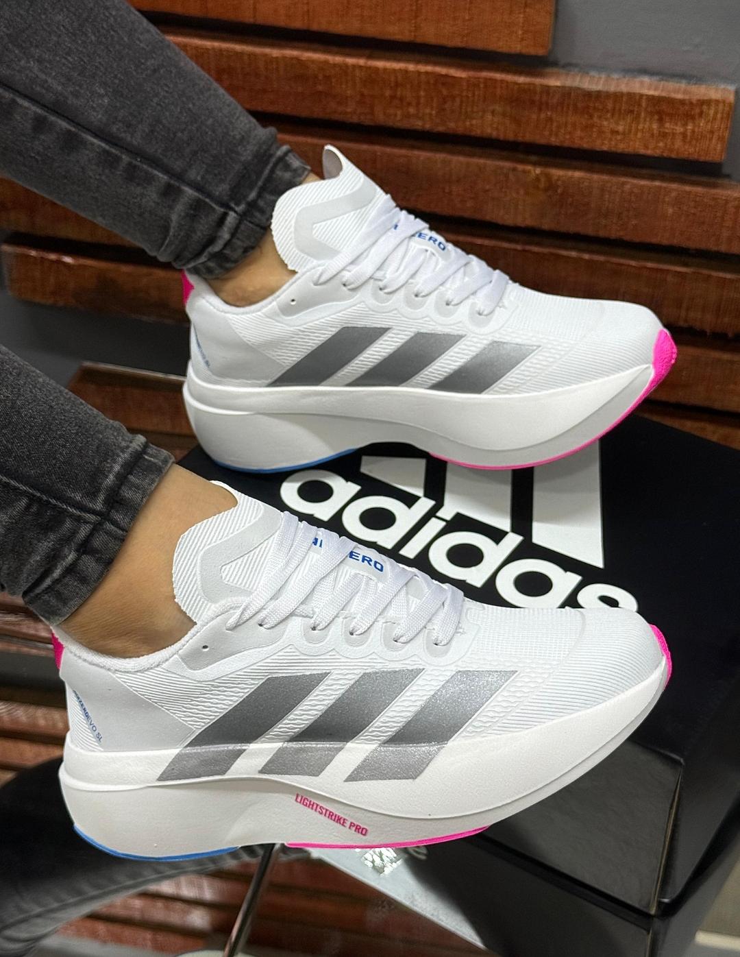 Adidas Adizero Dama – Tenis Running Ligero Suela Vulcanizada