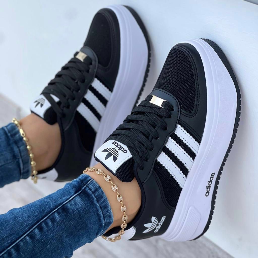 Adidas Diamond Dama – Tenis Cuero Vegano Suela Vulcanizada