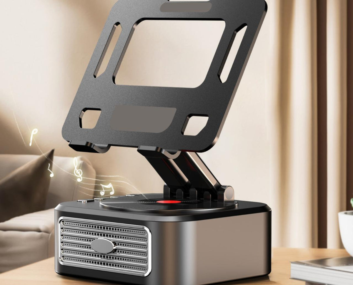 Soporte 3 en 1 para Celular y Tablet con Parlante Bluetooth y Micrófono Karaoke