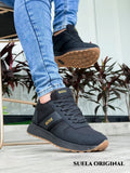 Boss Style Tenis casuales para hombre en tonos tierra